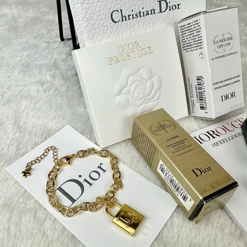 Dior lipstick mini gift set with charm bracelet!